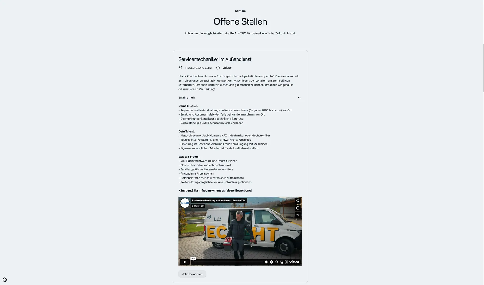 BerMarTEC Recruiting-Kampagne — 2